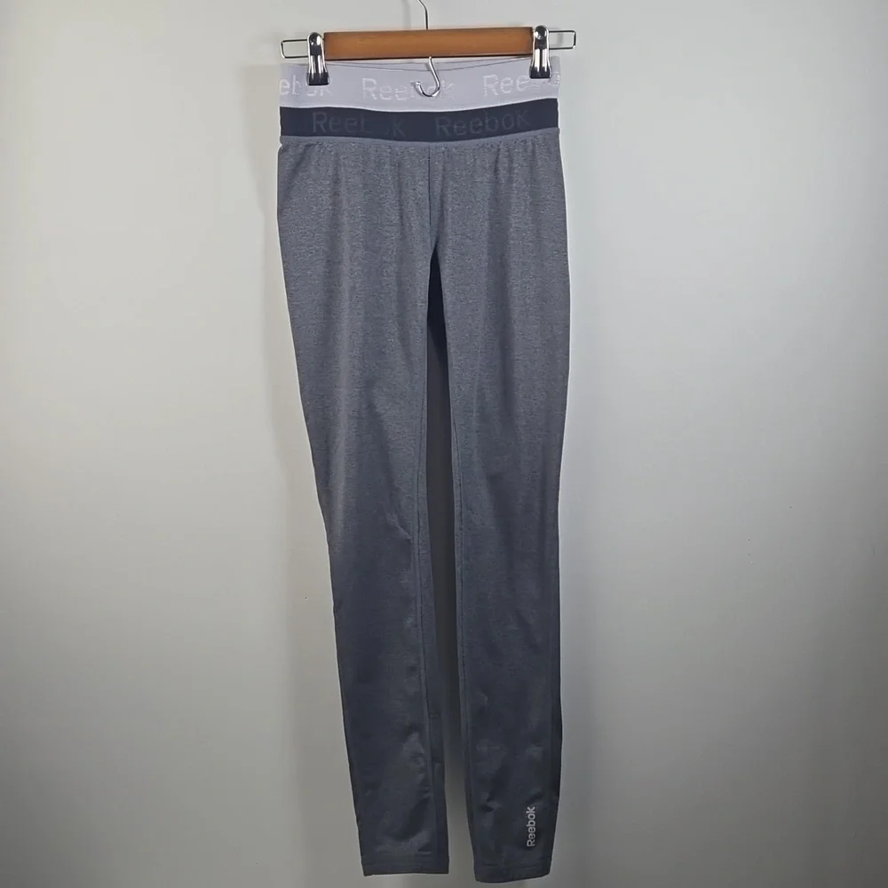 Reebok Black and Gray actiwear leggings